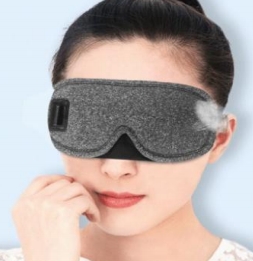 Heated eye mask